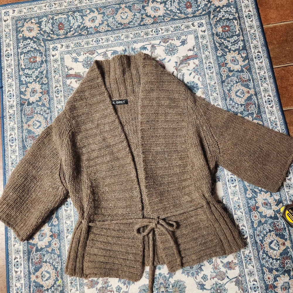 Elegant Brown Cardigan by - Picture 1 of 8
